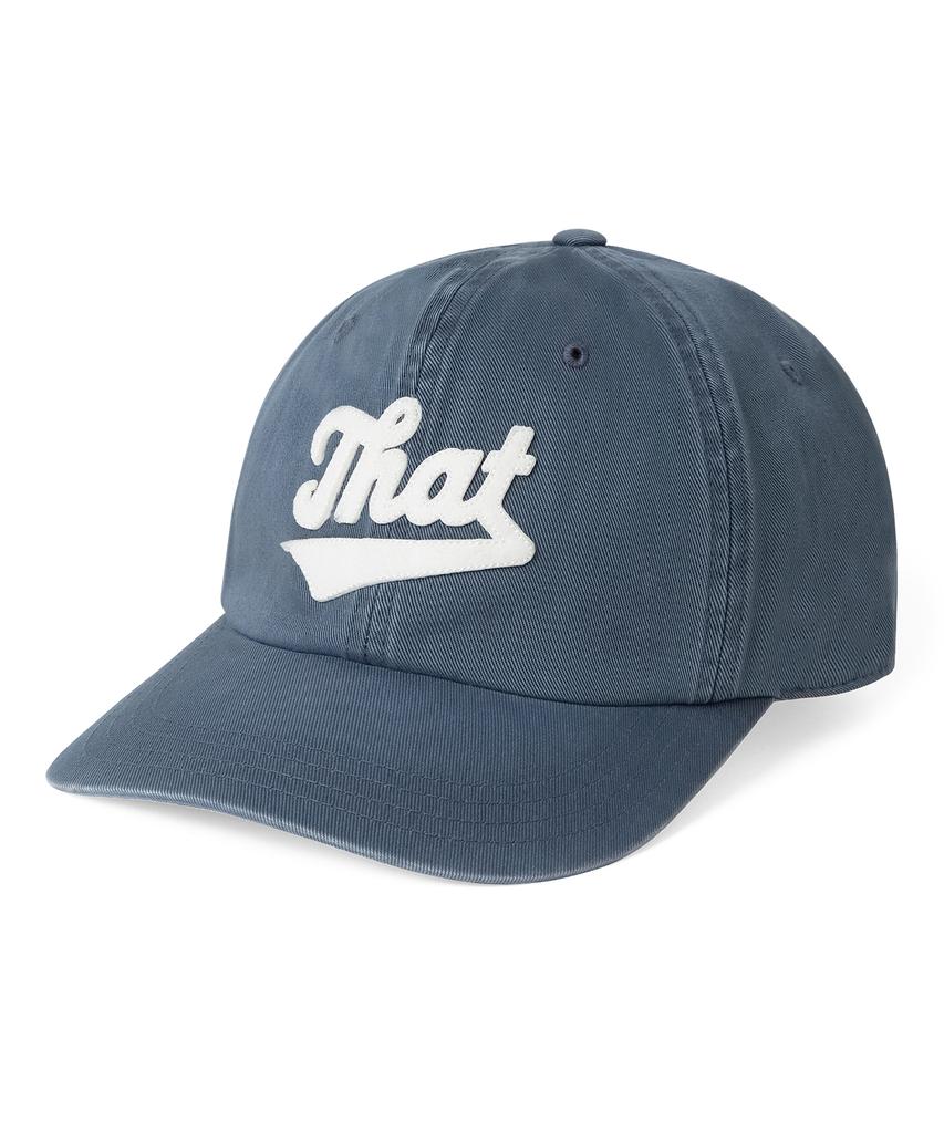 THISISNEVERTHAT Overdyed That Applique Cap Washed Navy