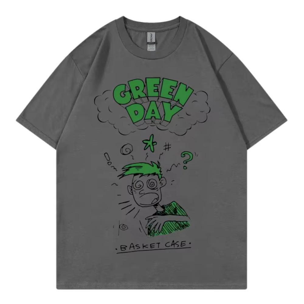 Punk Rock Band Green Day Merch T-shirts Concert Tour 2025 Fan Gift T Shirt Men Womem Clothing High Street Fashion Trend T-shirts