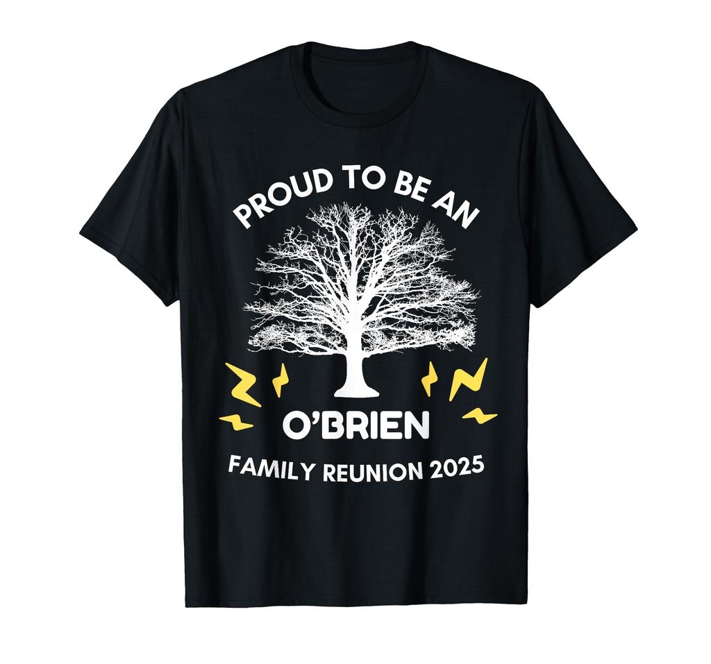 2025 O'BRIEN Family Reunion Gathering Family Tree Matching T-Shirt