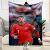 Cristiano Ronaldo 63 Blanket Comfortable Perfect for Office Bed Livingroom Four Seasons Universal Warmthful Decor Gift for Travel Home Birthdays