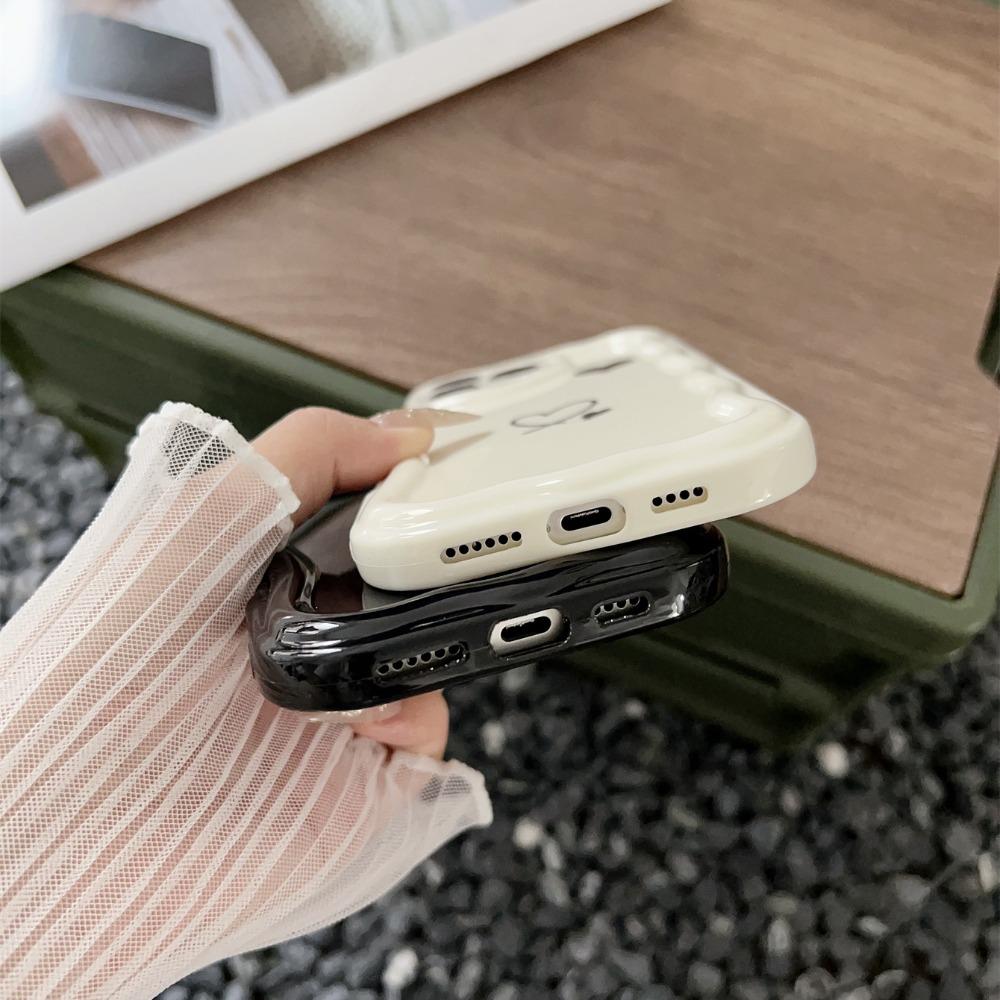 Double Love Heart Pattern Mobile Phone Case Suitable for iPhone 17 16 15 14 13 12 11 Pro/ Max /Plus Anti-fall and Shockproof