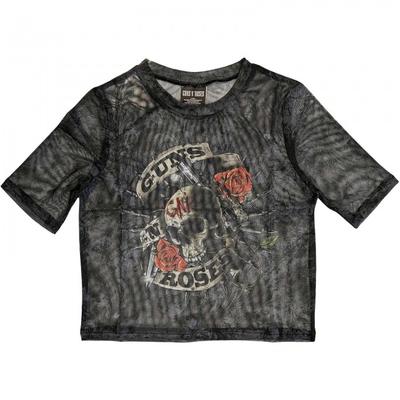 Womens/Ladies Firepower Mesh Crop Top