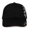 Baseball Cap With Circle Ring Snapback Hats For Women Men Unisex Hip Hop Black White Adjustable Solid Color Kpop Casual New