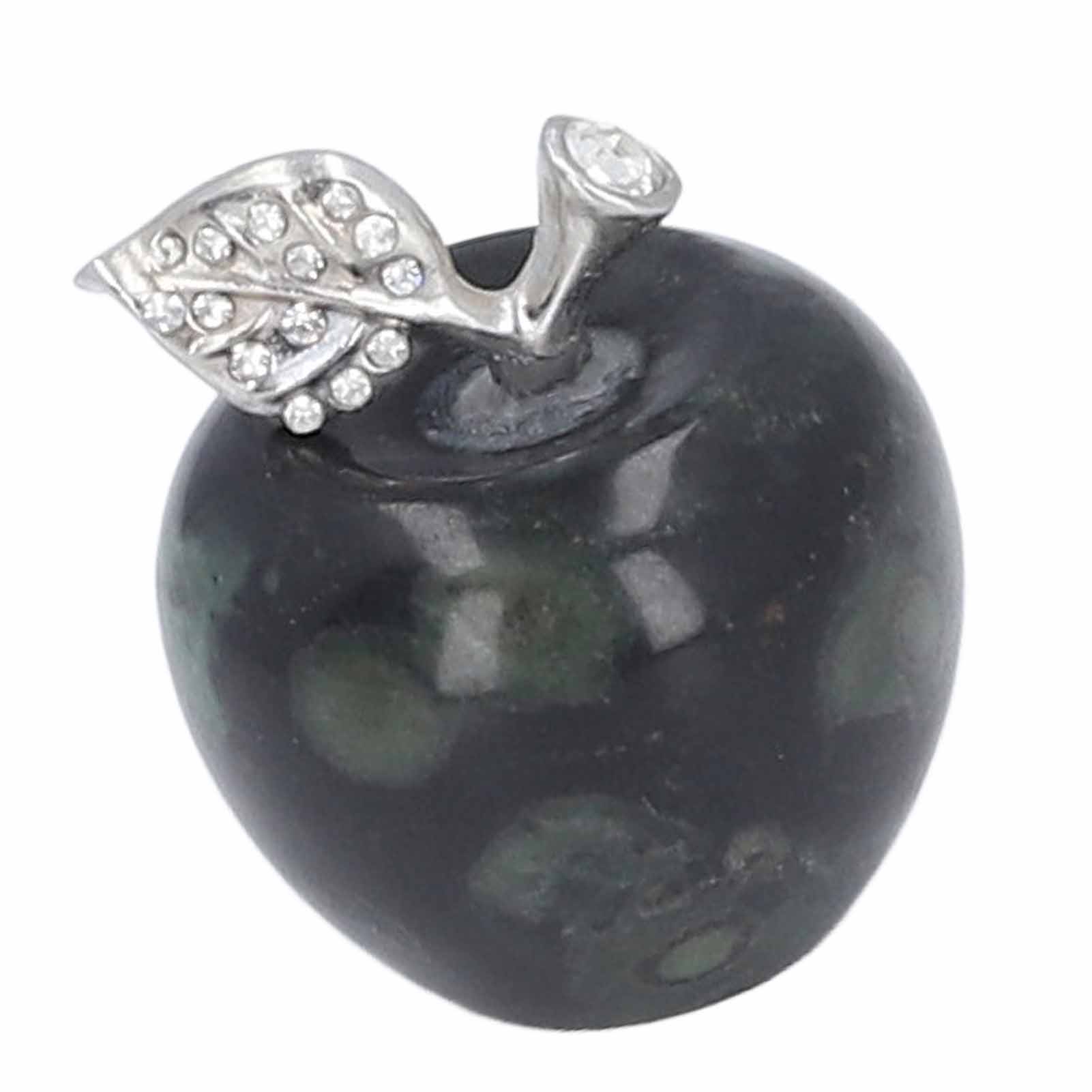 Хрустальная фигурка яблока, исцеляющий кристалл, резная статуэтка яблока, милый хрустальный пресс-папье в виде яблока, поделка, украшение для дома и