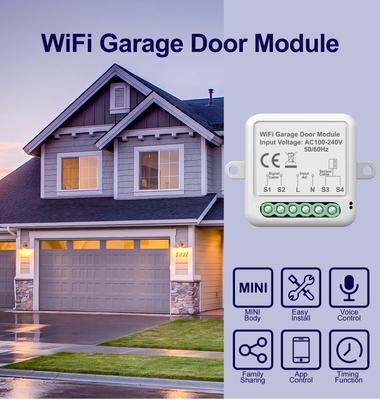 Tuya WiFi Garage Door Opener Module Smart Life Timer Controller Support  Alexa Google Home Assistant Yandex Alice Voice Control