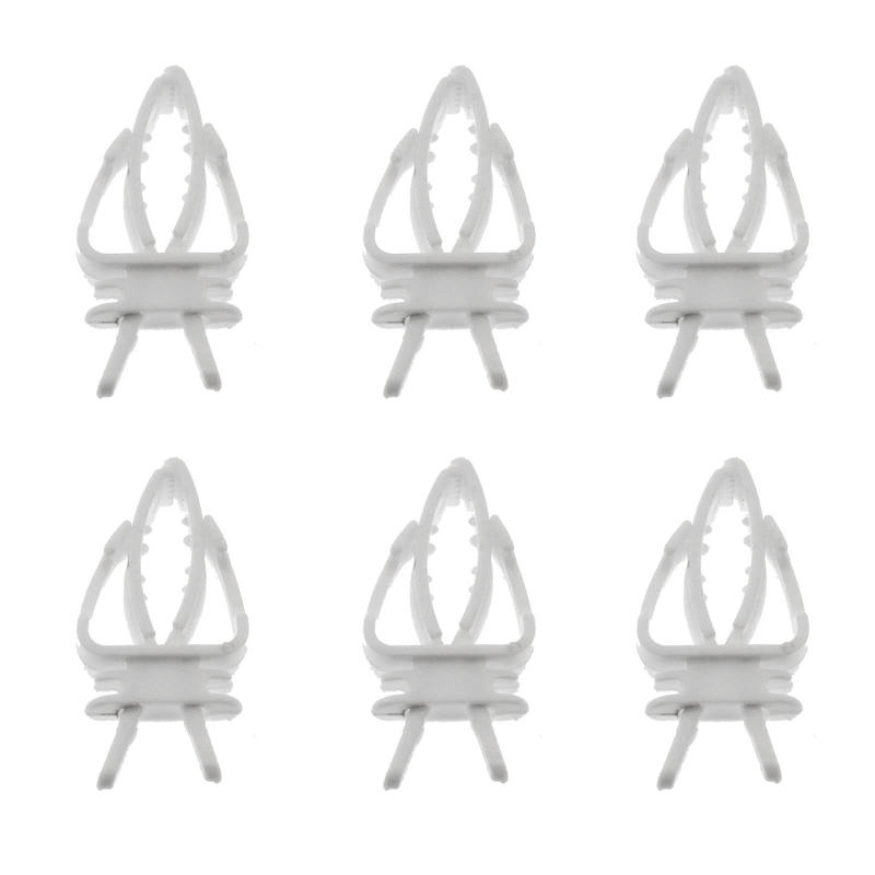 12PCS Birds Food Holder Pet Parrot Feeding Fruit Vegtable Clip Cuttlefish Bone Feeder Device Pin Clamp Bird Cage Accessories