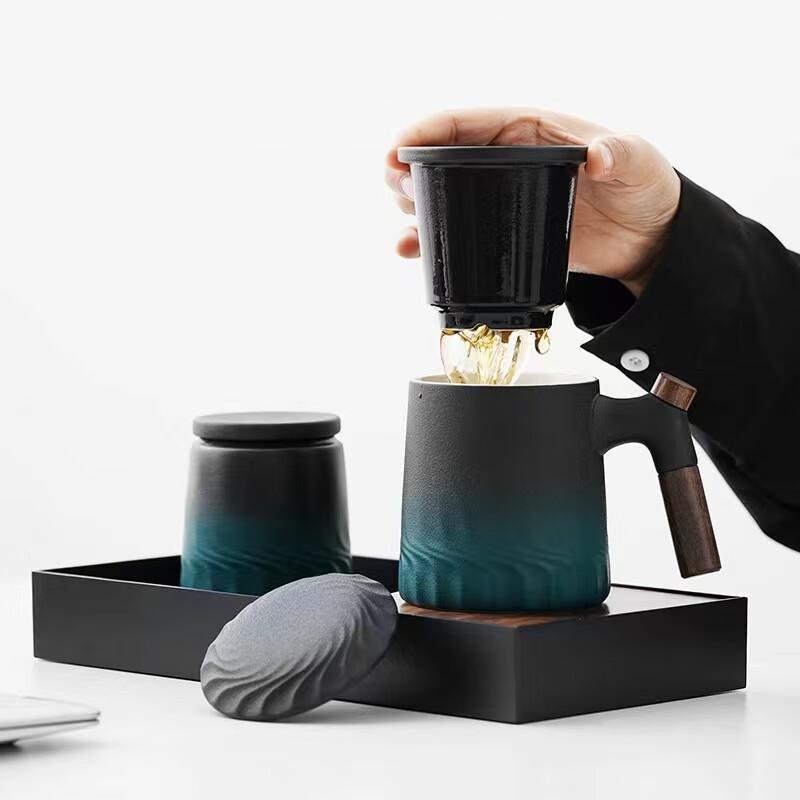 Haoku Ceramic Business Gift Tea Cup Set