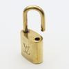 Used LOUIS VUITTON Cadena Key set No.317 metal gold padlock