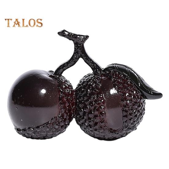 

Фигурка из смолы для животных в виде личи, скульптура кунг-фу, украшение для любителей чая, меняющее цвет, декор для чайного подноса B