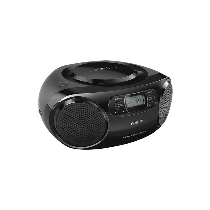 Lecteur de cd philips azb500b dab avec amplification dynamique des basses noir