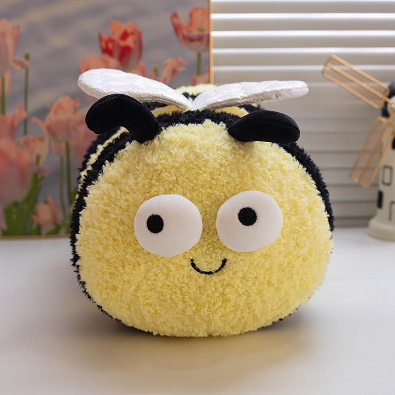 Cross-Border Honey Tea Sauce Plush: Big-Eyed Piggy Bee, Crocodile, Unicorn Stuffed Toy - Creative & Funny.