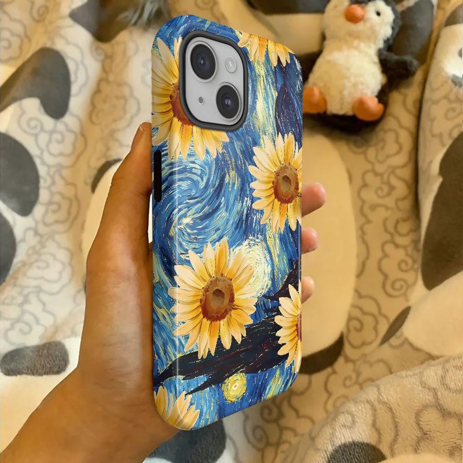 Soft Cover Capa Phone Case for Xiaomi Redmi Note 14 Pro Plus 5G 14 4G Van Gogh Starry Sunflowers