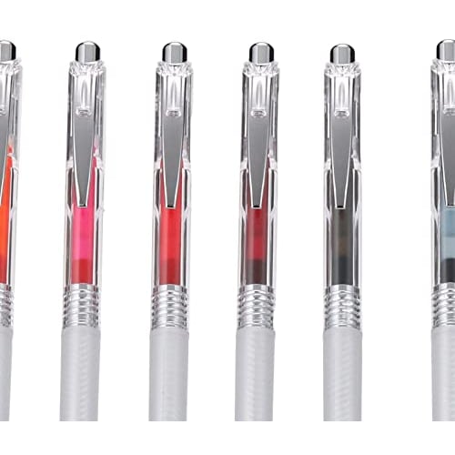 Pentel Ballpoint Pen Gel Ink Energel Infree 0.5mm Clear Shaft BLN75TL-10 10 Colors