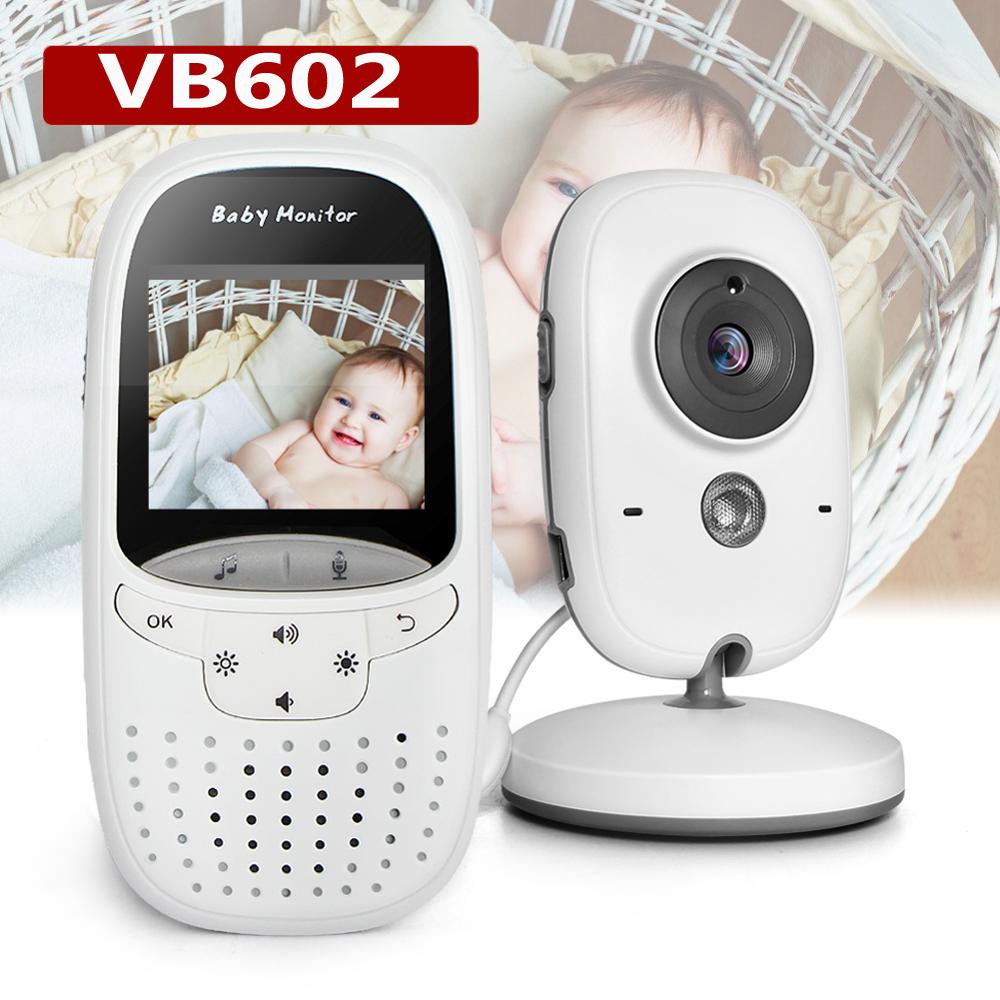 

Радионяня VB602 ИК ночного видения Монитор температуры Колыбельные Интерком VOX Режим Видео Детская камера Walkie Talkie Babysitter