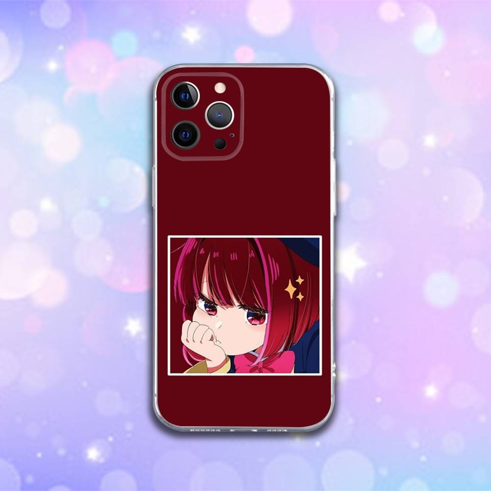 Oshi No Ko Kana Arima Phone Case For iPhone 16e,16,15,14,13,12,11 Plus,Pro,Max,XR,XS,X,Plus,SE,Mini Transparent Soft Cover