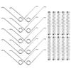 20Pcs V-Shaped Pruner Spring Replacement Kit Sturdy Metal Compression Spring for Hand Pruners Bypass Pruners Garden Clippers