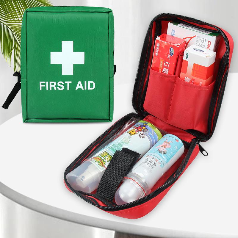 

Portable Travel Emergency First Aid Storage Pouch - 420D Oxford Cloth