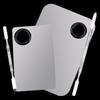 Stainless Steel Makeup Mixing Palette Set - Small & Large Sizes