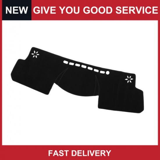 Pack of 1 for Prius V 2012- Car Dashboard Cover Polyester Black Cover Mat