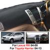 For Lexus RX300 RX330 RX350 Toyota Harrier 2004 - 2009 Dash Mat Dashboard Cover Dashmat Anti-dirty Pad Carpet Car