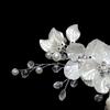 Floral Style Barrette Crystal Pearl Hair Combs Bridesmaid Tiara Flower Hair Pin Bridal Clips