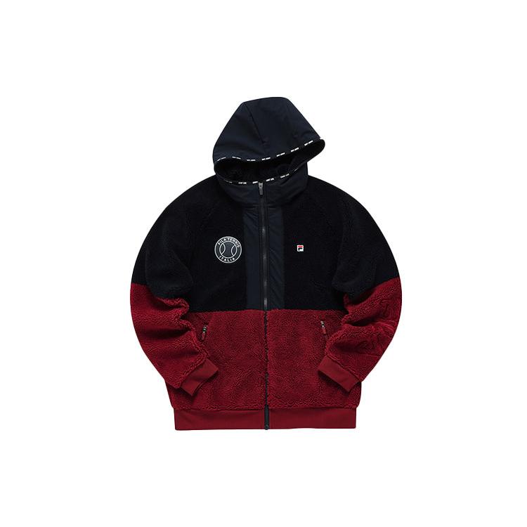 FILA Athletics Velvet Jackets Men s Rusty Red Hooded Moderate A11M143508F-RD L