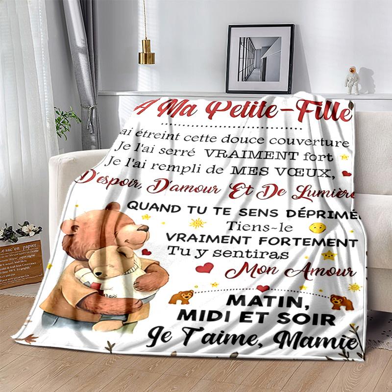 1pc Japanese Geisha Design Throw Blanket Home Decorative Sofa Cover, Gift for All Occasions, Soft Flannel Blankets for Bedroom .W093