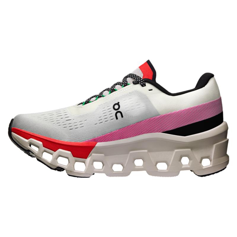 Cloudmonster 2 Ivory Silver Red Damen Sneaker Creme 3WE10113193