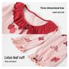 Girls' Pure Cotton Short Sleeve Pajama Set