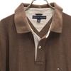 Tommy Hilfiger Short Sleeve Polo Shirt XL Brown Men's Used