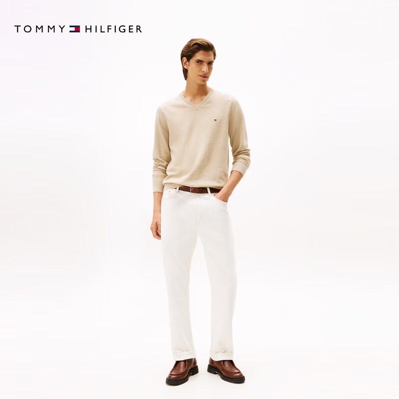 Tommy Hilfiger Men's V-Neck Cotton Pullover Sweater