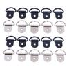 10PCS Stainless Steel D Shape Pull Hook Tie Down Anchors Ring Iron Cargo Tie Down Ring For Trailers RV Boats Accessories