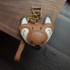 Fox Original Design Fox Leather Handmade Car Key Bag Pendant Personalized Niche Gift Keychain