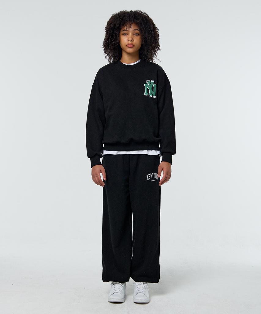PAPERBOY [Set] Ny Simple Logo Wide Jogger Set 4 Colors
