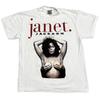Vintage Janet Jackson 90s Barcelona Tour Music XL Single Stitch T-Shirt REPRINT