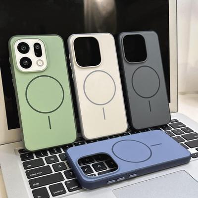 iQOO15 Color-Block Luxury Magnetic Phone Case: Skin-Feel, Drop-Proof Protection