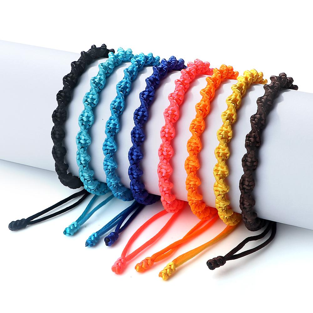 Classic Handmade Braided Bracelets For Women Men Black Red Thread Braid Wristband Charm Bracelet Couple Friendship Jewelry Gifts