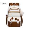 3pecs/set Pentagram School Bags for Junior High School Girls Large Capacity Cute Patchwork Backpack with Pencil Case Lunch Box