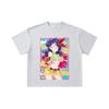 260 GSM Double Yarn 32 Count 100% Cotton Dragon Ball V44 Lunch Waifu Print Unisex Heavy Cotton T Shirt