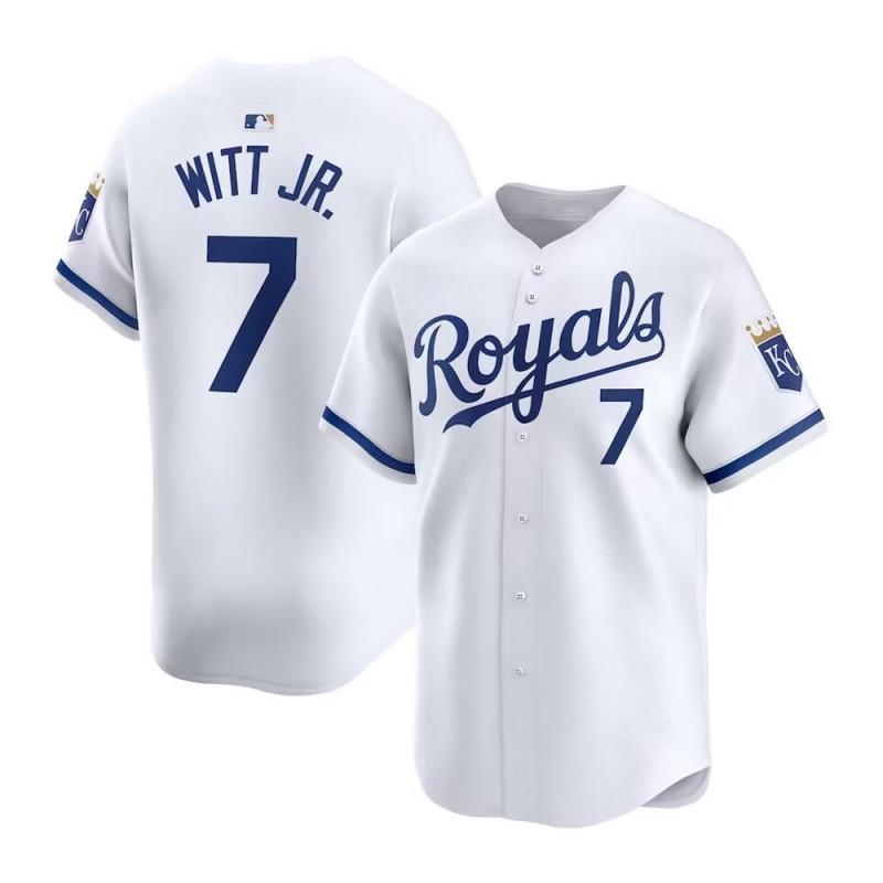 MLB Kansas City Royals Baseball Jersey Custom Number 7 Or 16 Embroidered Sportswear Men Women Fall
