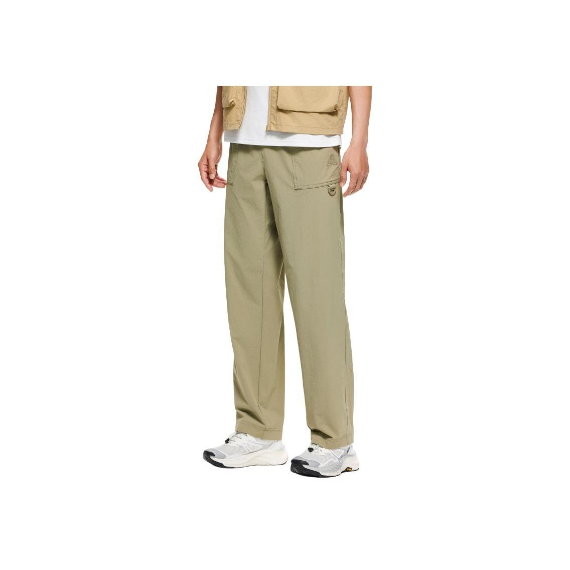 

Anta Тренировочные брюки однотонные средней посадки, удобные, дышащие, прямые, повседневные, мужские, светло-зеленые 952437512-1 2XL