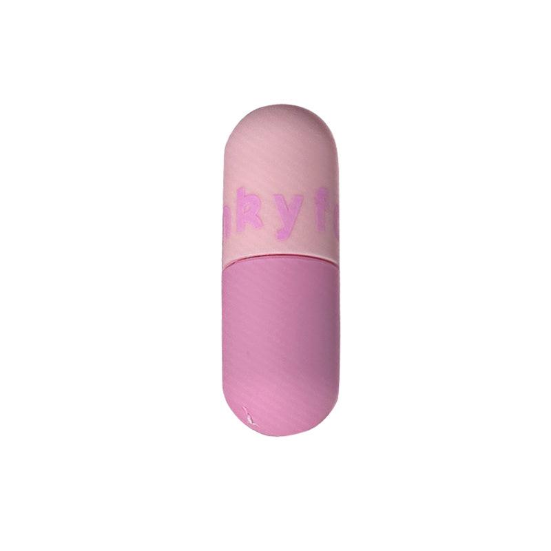 PinkyFocus Matte Velvet Lip Mud Set: Capsule Lip Gloss for Nude Makeup - Ideal for Students