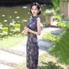 Sleeveless national style, new Chinese Suzhou long cheongsam, improved young 1011 new women's high-end sense, daily wear