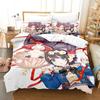 ŌOzora-Subaru Bedding Set Single Twin Full Queen King Size Bed Set Aldult Kid Bedroom Duvetcover Sets 3D Anime Kawaii bed