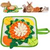 Kaninchen Futtermatte Kleintier Futterspielzeug für Igel Meerschweinchen Chinchilla Schnüffelmatte Kleintier Kaninchen Decke