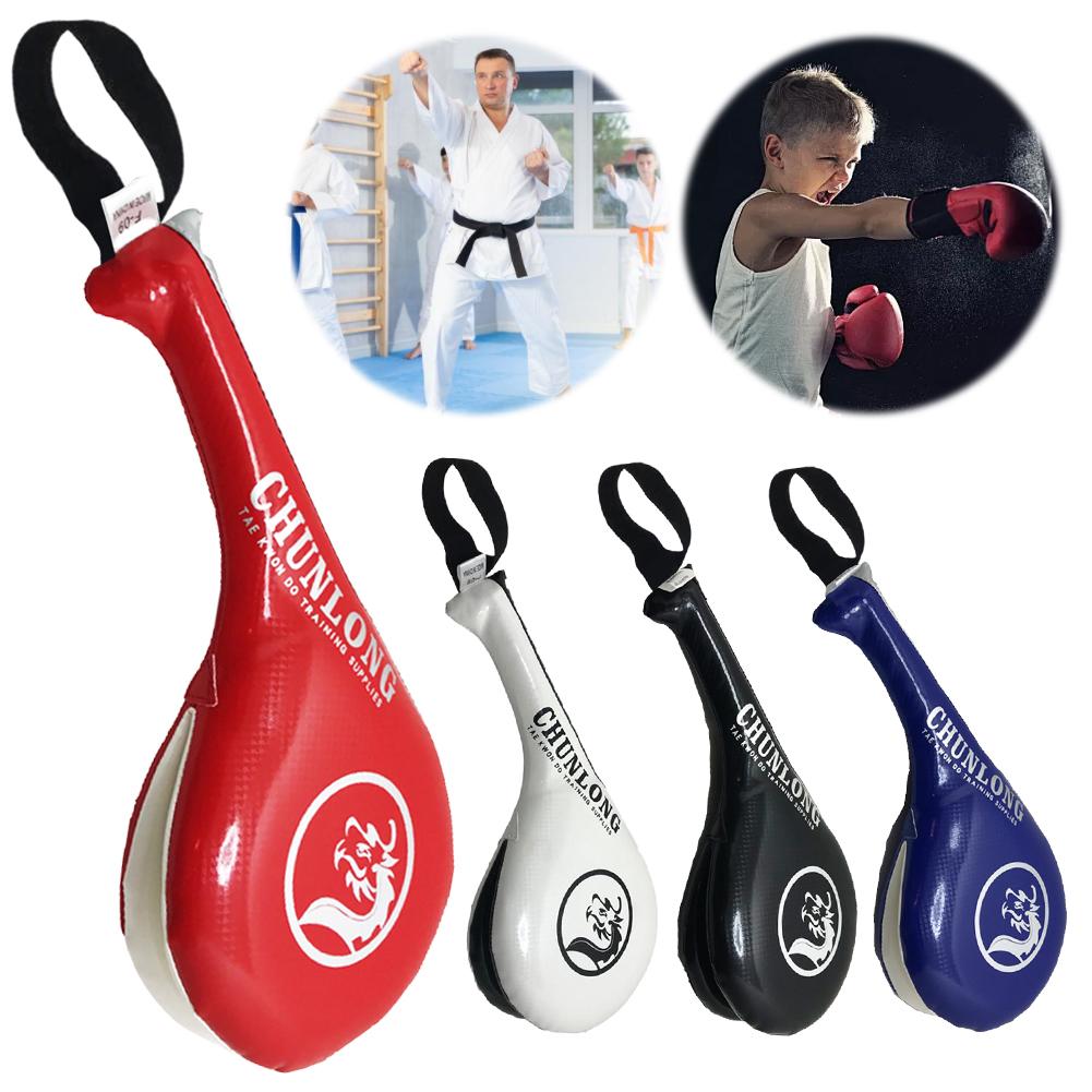 Boxing Target Paddles Boxing MMA Target Pads Double Side Foot Kicking Targets Thickened Non Slip Handle for Boxing MMA Muay Thai