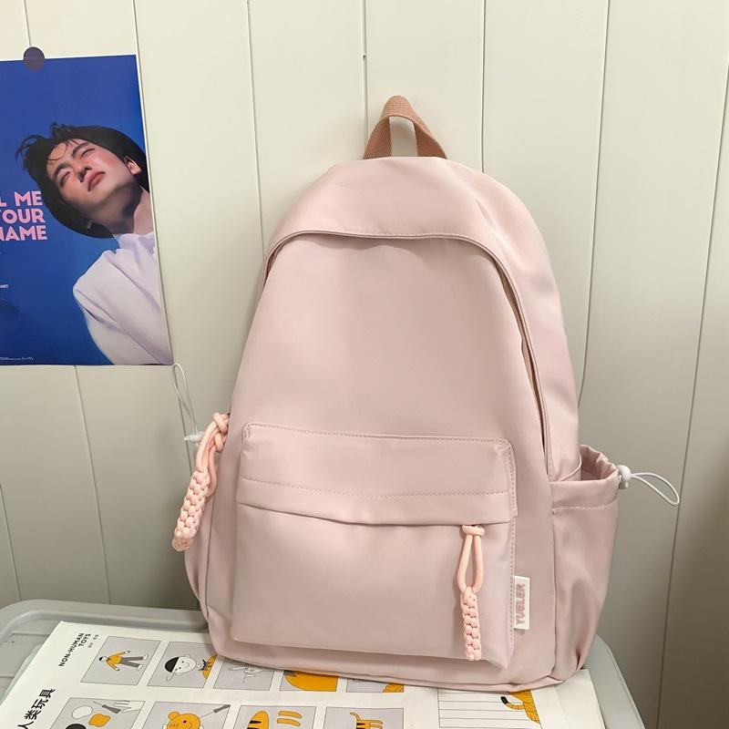 Schoolbag Schoolbag Junior High School Girls High Value Ins Wind Large Capacity Backpack Japanese Versatile High School Student Campus Backpack