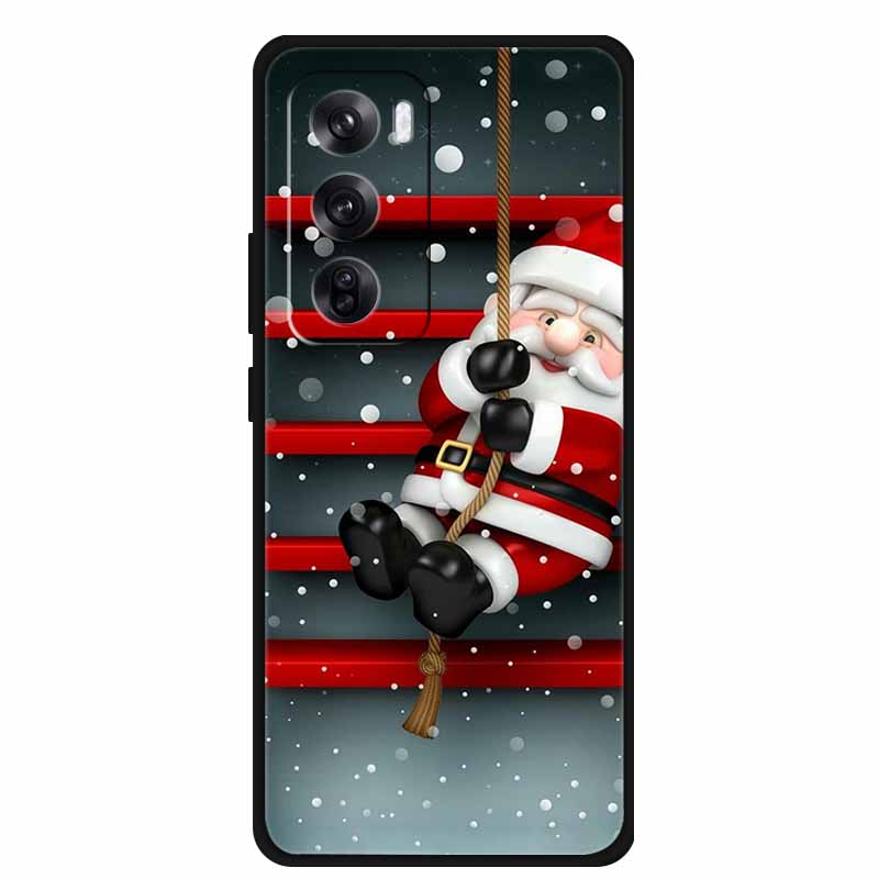 2024 Christmas Phone Cases For Oppo Reno12 Pro 6.7"Cases Soft TPU Silicone For Oppo Reno12 5G Cover Bumper Funda Reno12 12Pro 5G