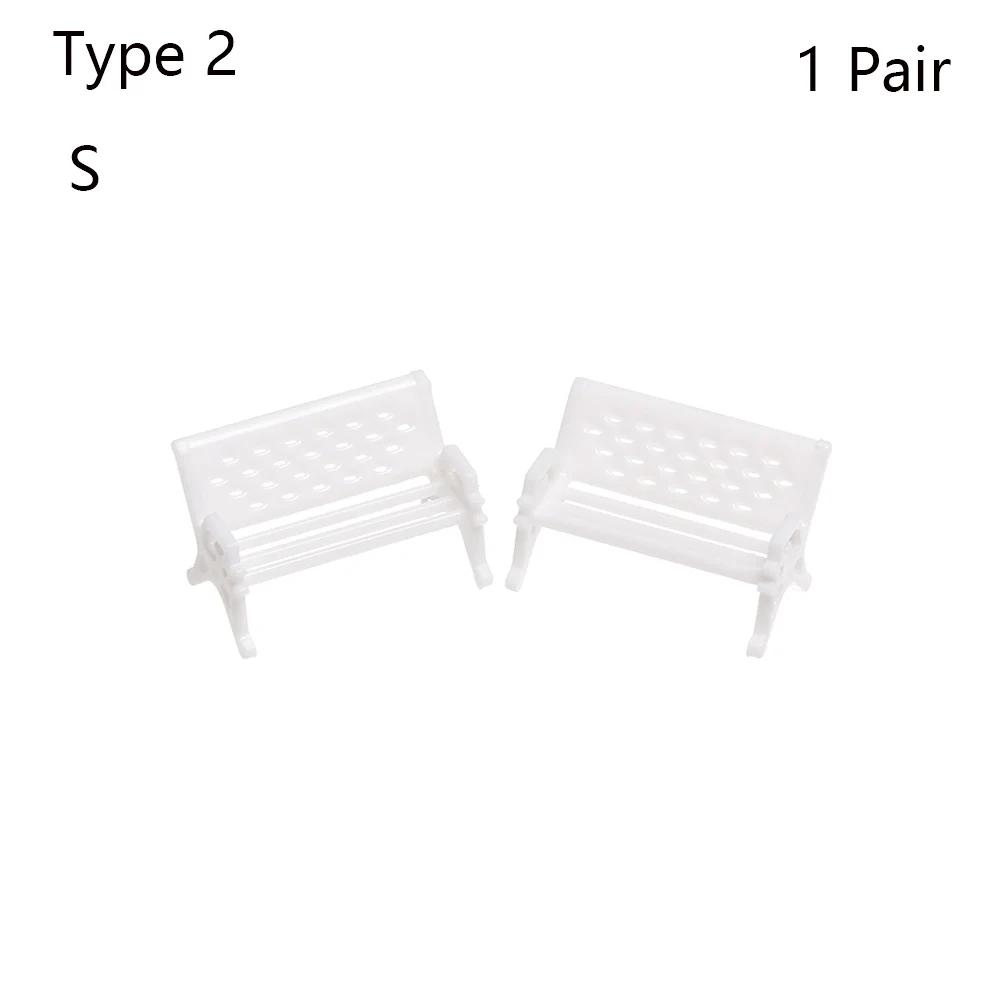 Miniature Bench Chair Figurines Resin Crafts Micro Landscape Model Mini Garden Decor DIY Home Ornament Doll House Accessories