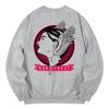 KAN6312 Kmg0060 Khan Women Fleece-Lined Sweatshirt - Gray